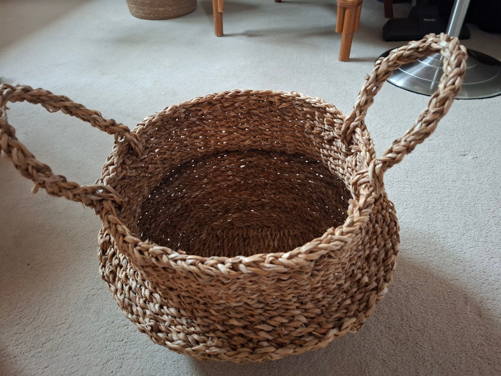 Leuke rieten mand met handvatten, Ophalen of Verzenden