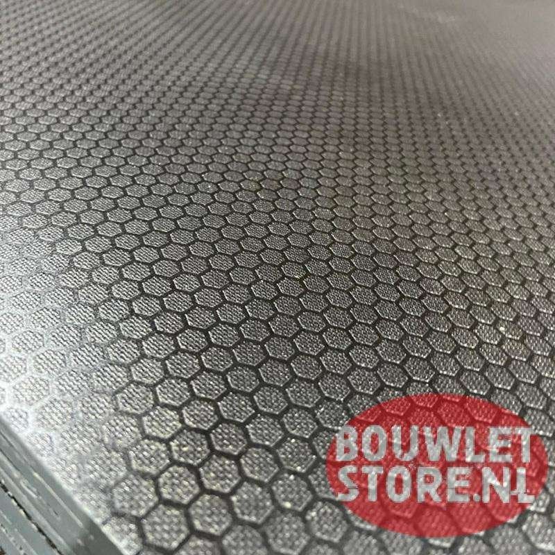 Betonplex 9 mm platen | hardhout | antislip honingraat