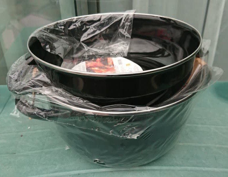 Nieuwe RVS Mosselpan 26 cm - 5 Liter, Ophalen of Verzenden