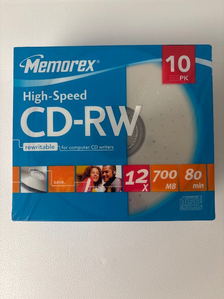 CD-RW  Memorex 700mb, Herschrijfbaar, Cd, Nieuw, Ophalen of Verzenden