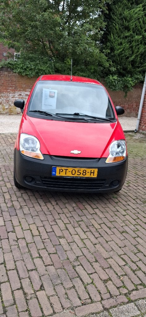 Chevrolet Matiz 0.8 2008 Rood WEINIGKM I DIST.RIEM VERVANGEN, Voorwielaandrijving, Bedrijf, 19 km/l, 3 cilinders