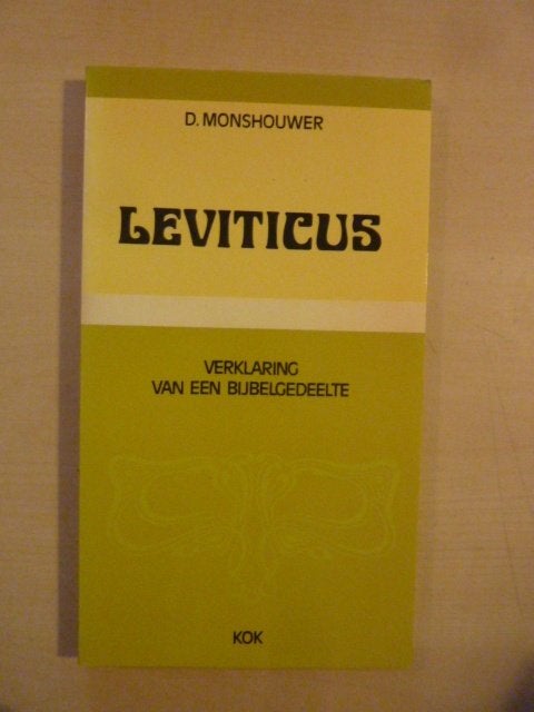 D. Monshouwer - Leviticus, Ophalen of Verzenden, Zo goed als nieuw