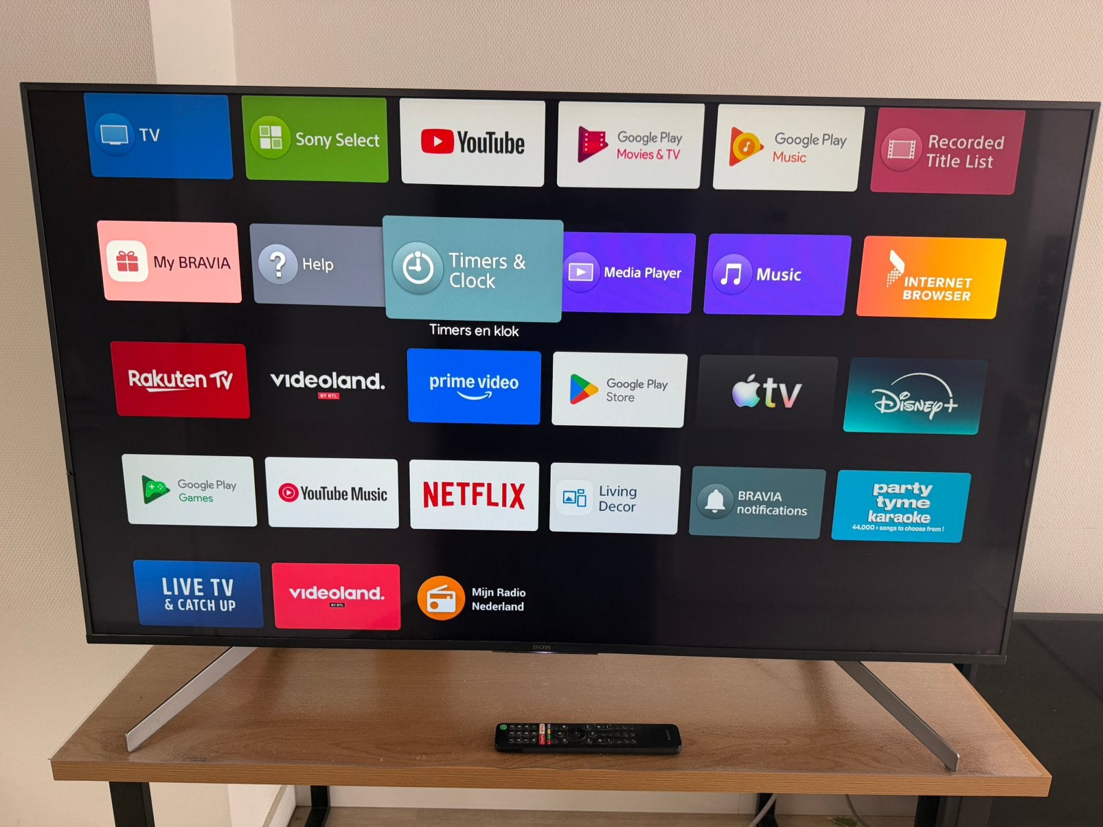 Sony Bravia Smart Led 4k 100HZ 55 inch Google tv, Ophalen, LED, Zo goed als nieuw, 100 Hz