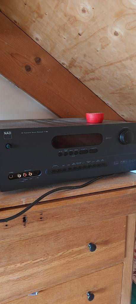 NAD T 762 Receiver, Dali 350 Speakers & Chromecast Audio, Gebruikt, 120 watt of meer, Front, Rear of Stereo speakers, Ophalen