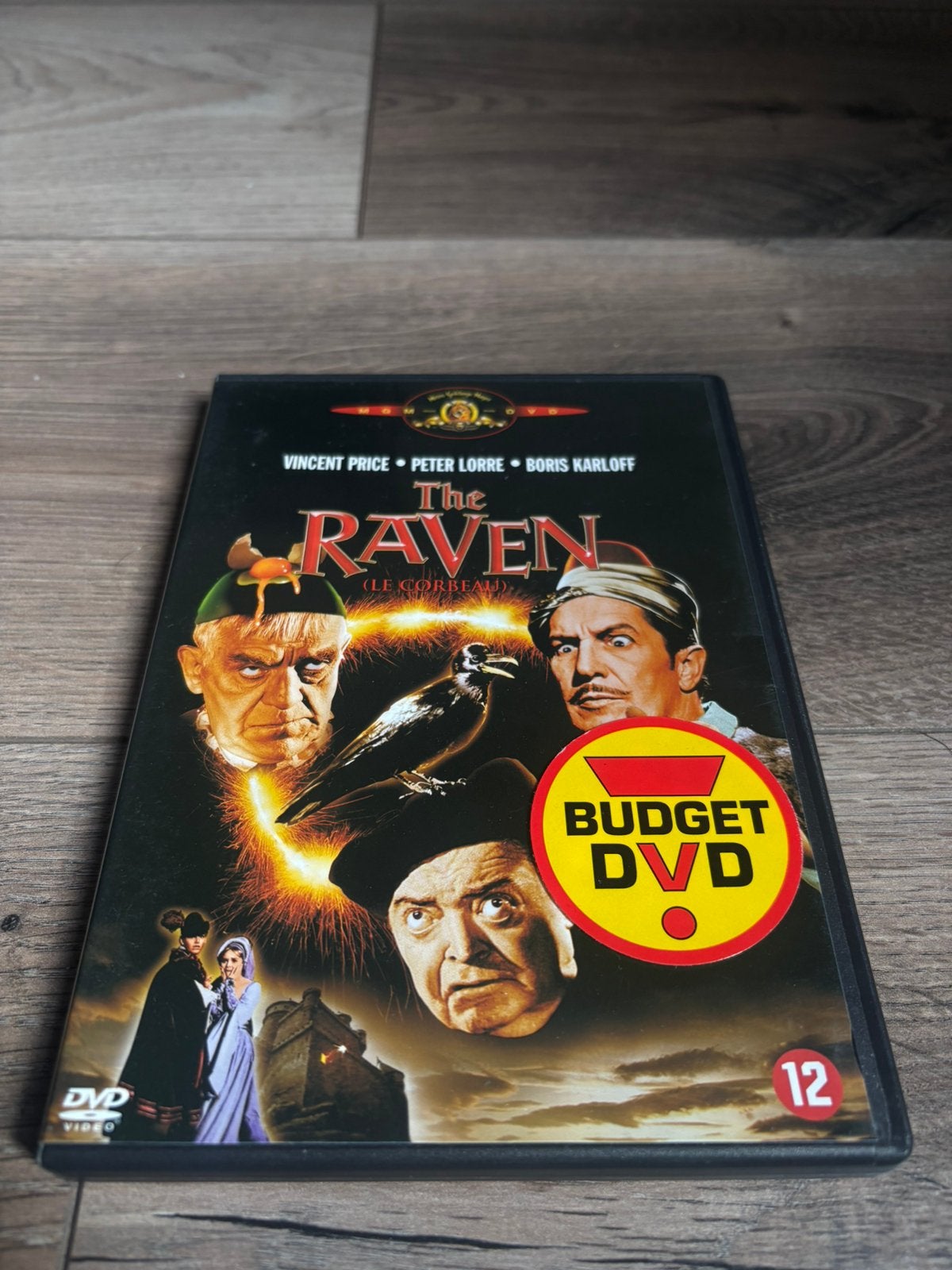 The Raven met Vincent Price en Boris Karloff, Cd's en Dvd's, Vanaf 16 jaar, Ophalen of Verzenden, Zo goed als nieuw, Slasher