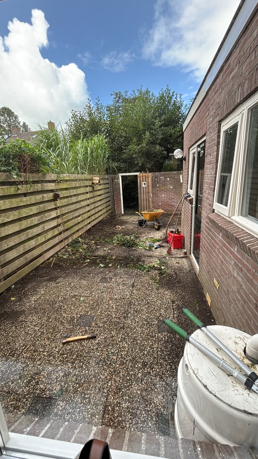 Gratis grind tegels, Ophalen, Gebruikt, Grind, Terrastegels
