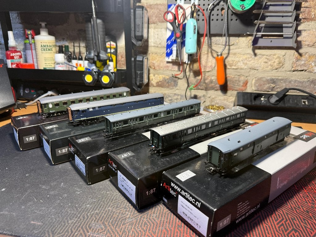 Artitec rijtuigen, Hobby en Vrije tijd, Modeltreinen | H0, Overige merken, Gelijkstroom of Wisselstroom, Wagon, Ophalen of Verzenden