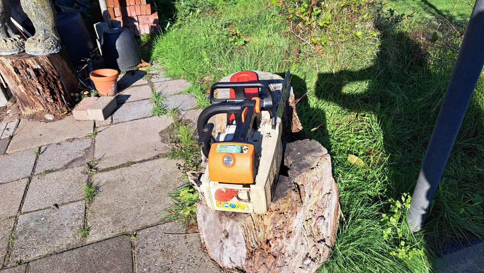 Stihl MS 200 T Kettingzaag tophendel 2008, Stihl, Gebruikt, MS 200 T, Ophalen of Verzenden