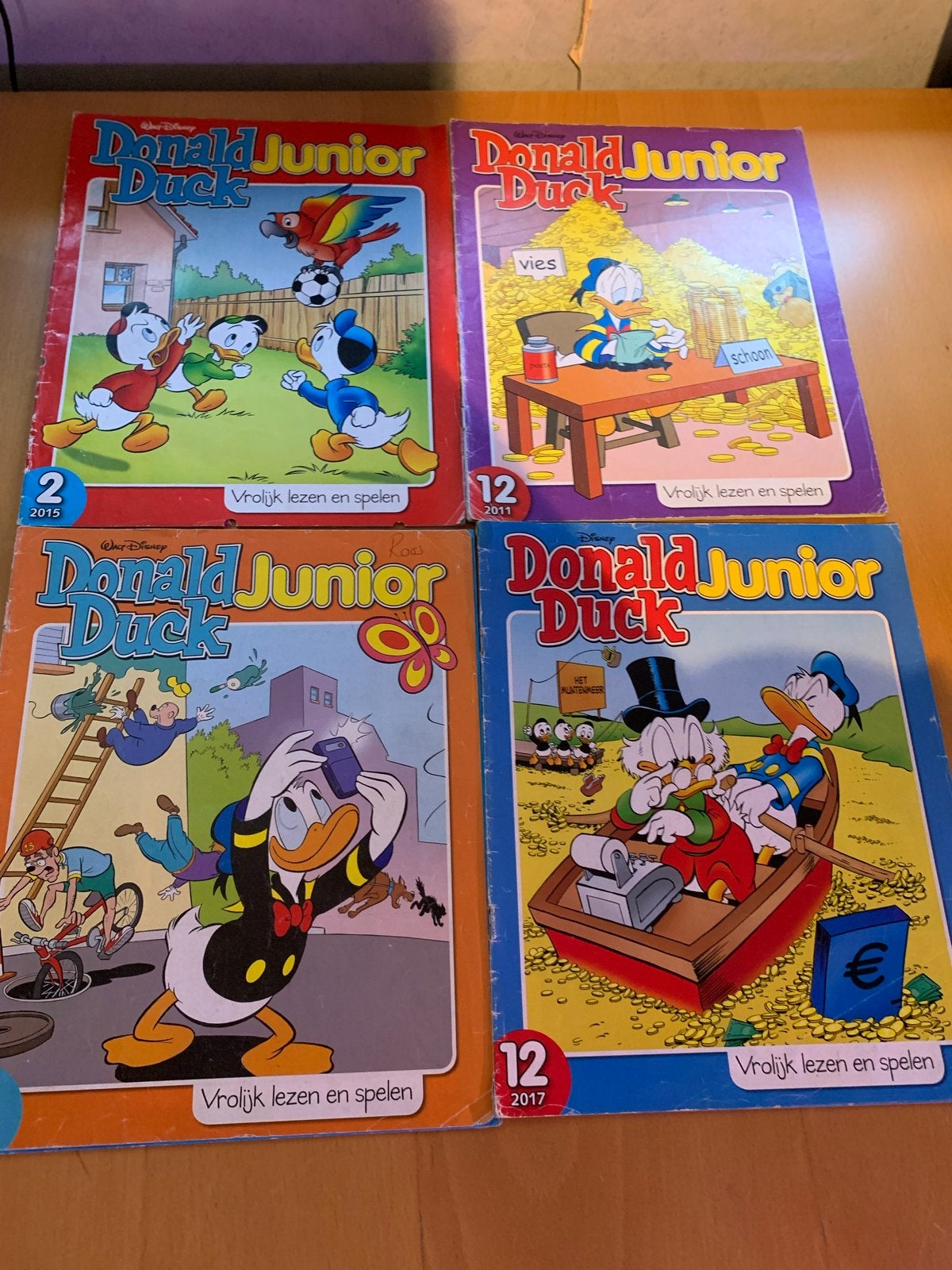 Donald Duck Junior stripboeken - 15 stuks, Meerdere stripboeken, Ophalen of Verzenden, Gelezen