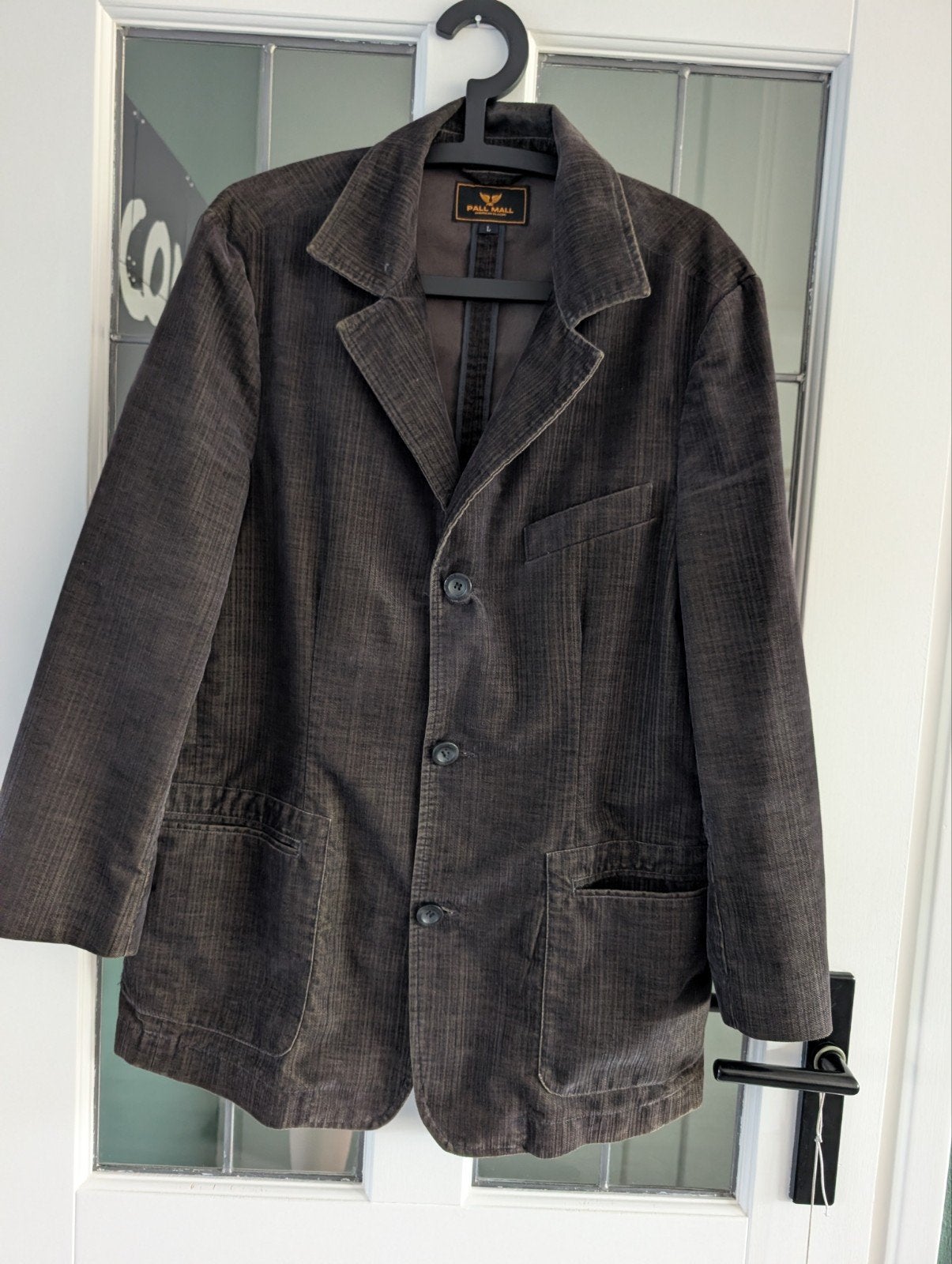 Pall Mall American Classic Corduroy Jas Maat L, Kleding | Heren, Maat 52/54 (L), Bruin, Pall Mall, Ophalen of Verzenden