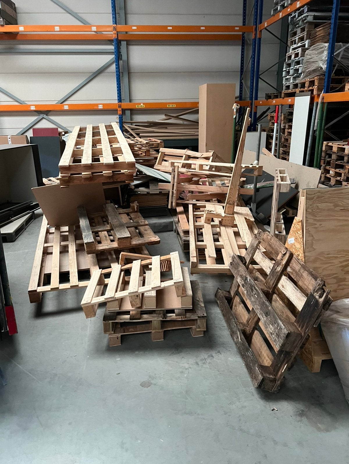 Gratis pallets af te halen in Almere, 6 m³ of meer, Ophalen, Overige houtsoorten