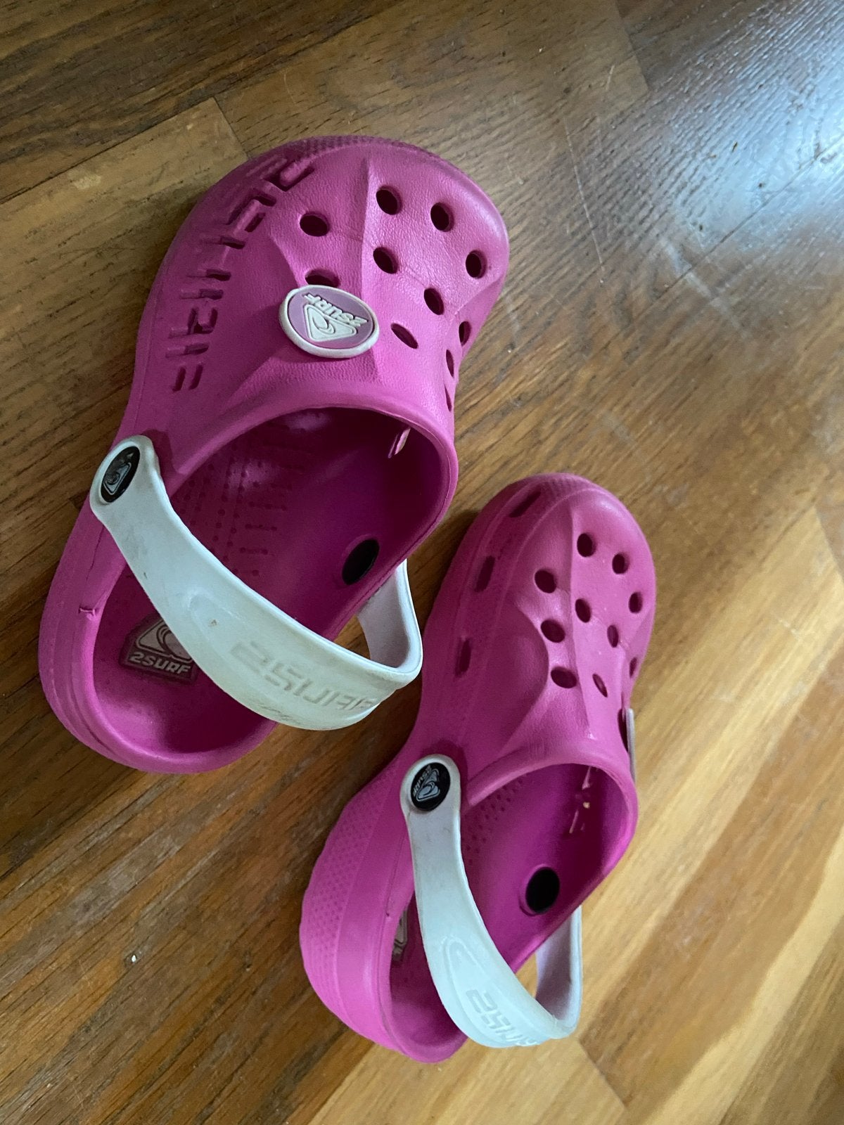 Roze kinderklompjes - 2 Surf maat 29, Ophalen of Verzenden, Gebruikt, Meisje, Schoenen