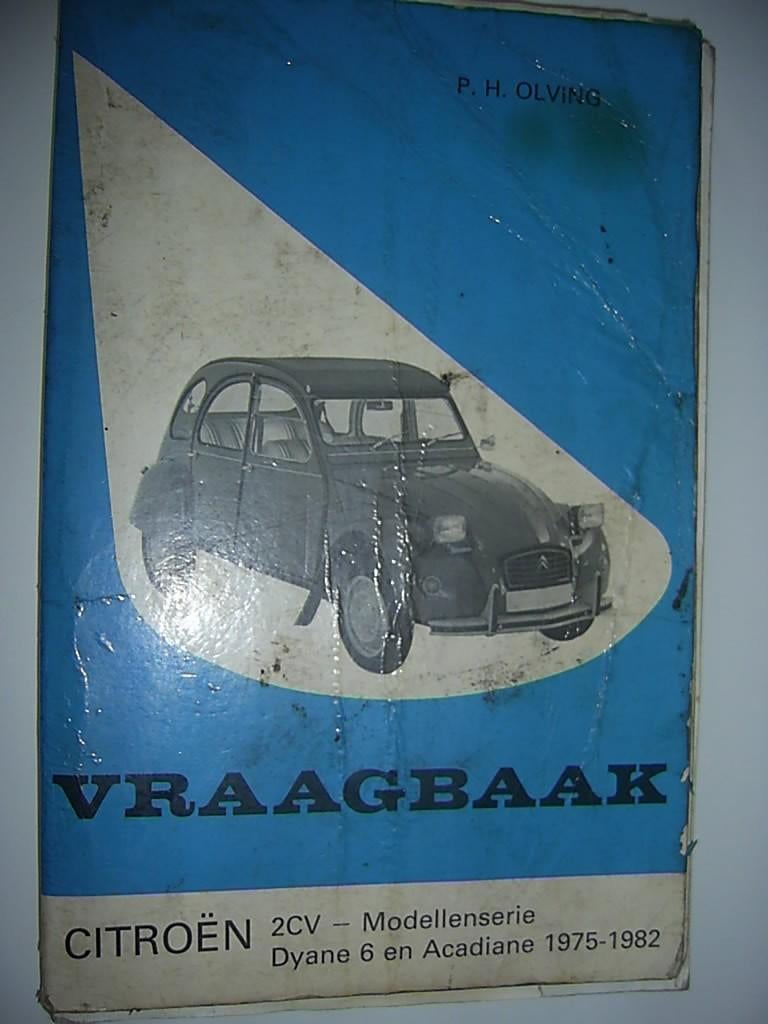 Citroën 2CV vraagbaak, Auto diversen, Handleidingen en Instructieboekjes, Ophalen of Verzenden