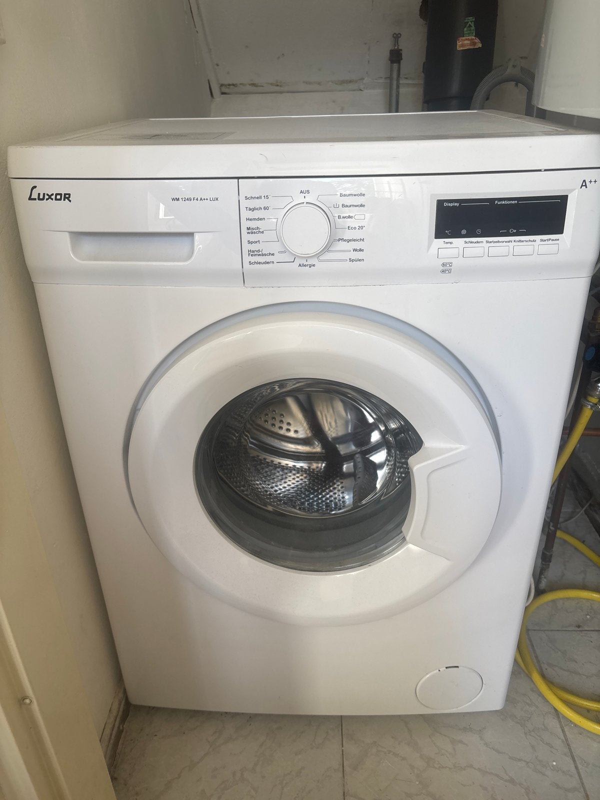 Luxor Wasmachine A++ - Werkt prima, lichte storing, Witgoed en Apparatuur, Ophalen, Gebruikt, Energieklasse A of zuiniger
