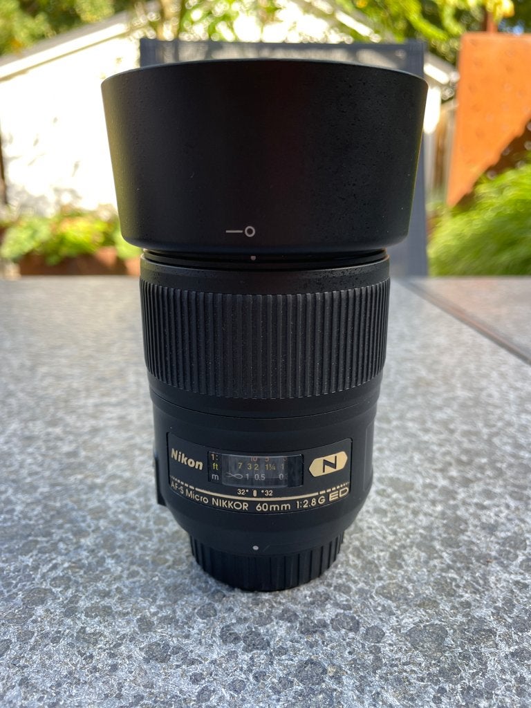 Nikon af-s micro 60 mm 1:2.8 G ed nano objectief, Nikon, Ophalen of Verzenden, Zo goed als nieuw, Nikon F-mount