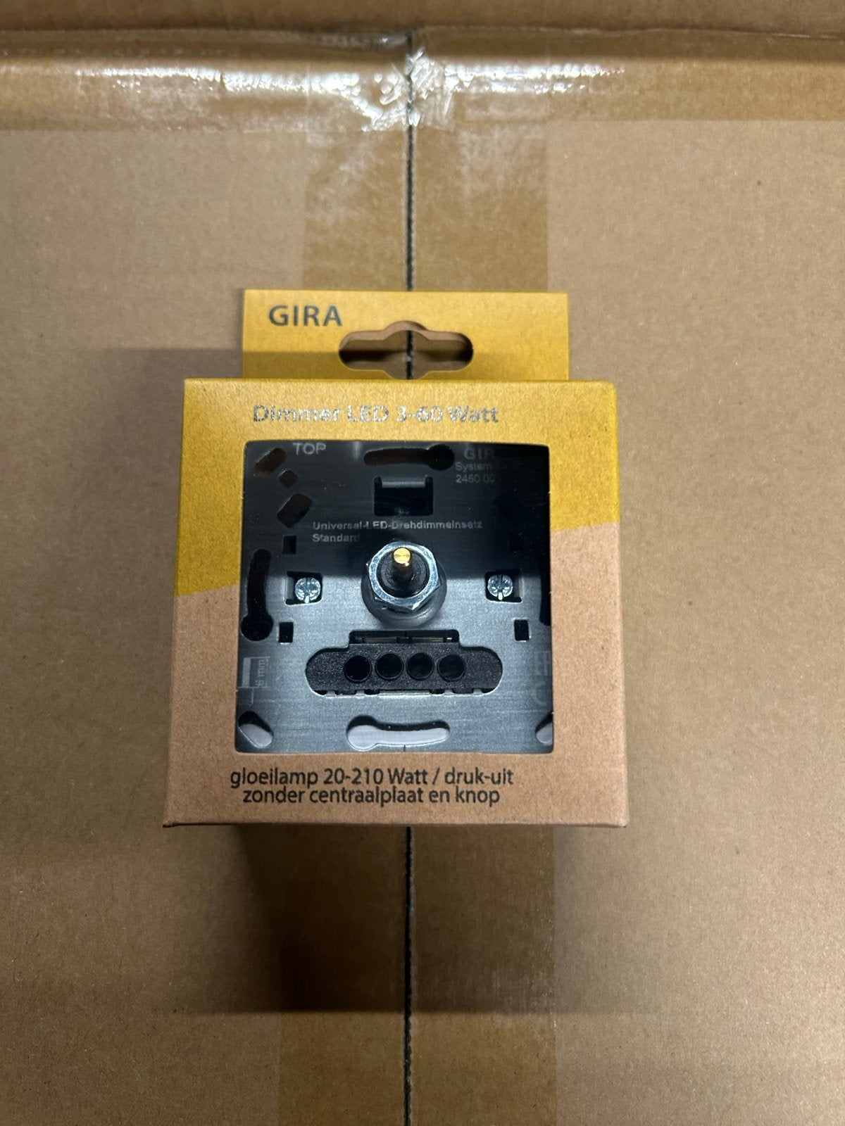 Gira Universele LED Dimmer 20-210W, Ophalen of Verzenden, Nieuw, Gira, Dimmer