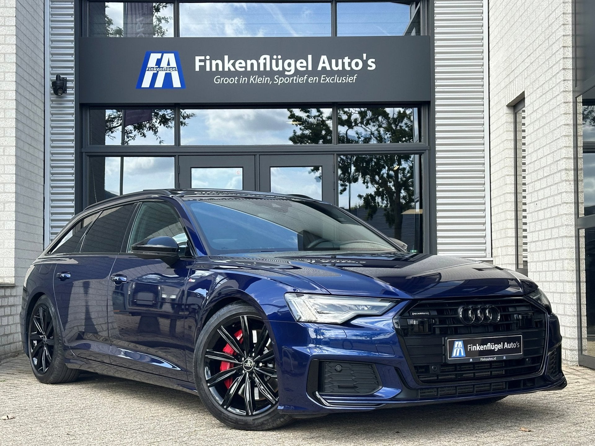 Audi A6 Avant 55 TFSI e Quattro S-line Competition 367 pk |P, Automaat, Gebruikt, Zwart, 4 cilinders