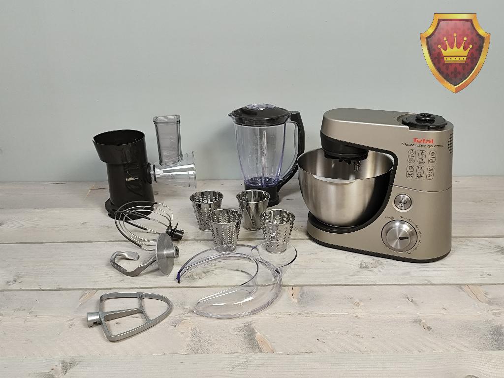 Tefal QB403 Masterchef Gourmet keukenmachine – 900W  --, 4 liter of meer, 3 snelheden of meer, Niet Ingevuld, Tefal