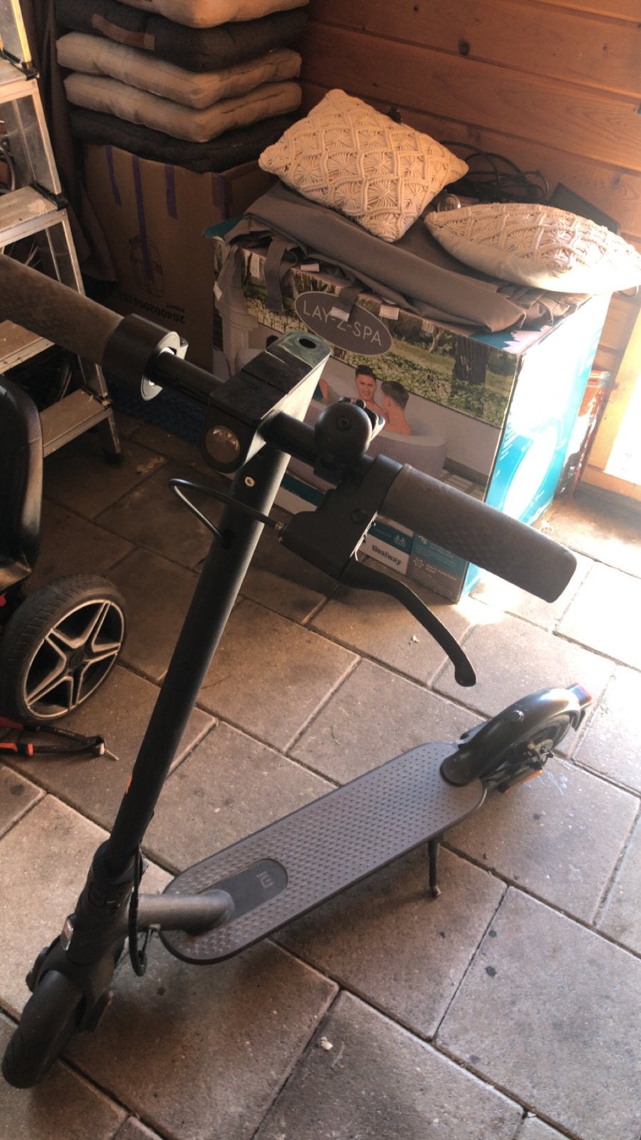 Elektrische step met nieuwe banden en scherm, Ophalen, Gebruikt, Elektrische step (E-scooter)
