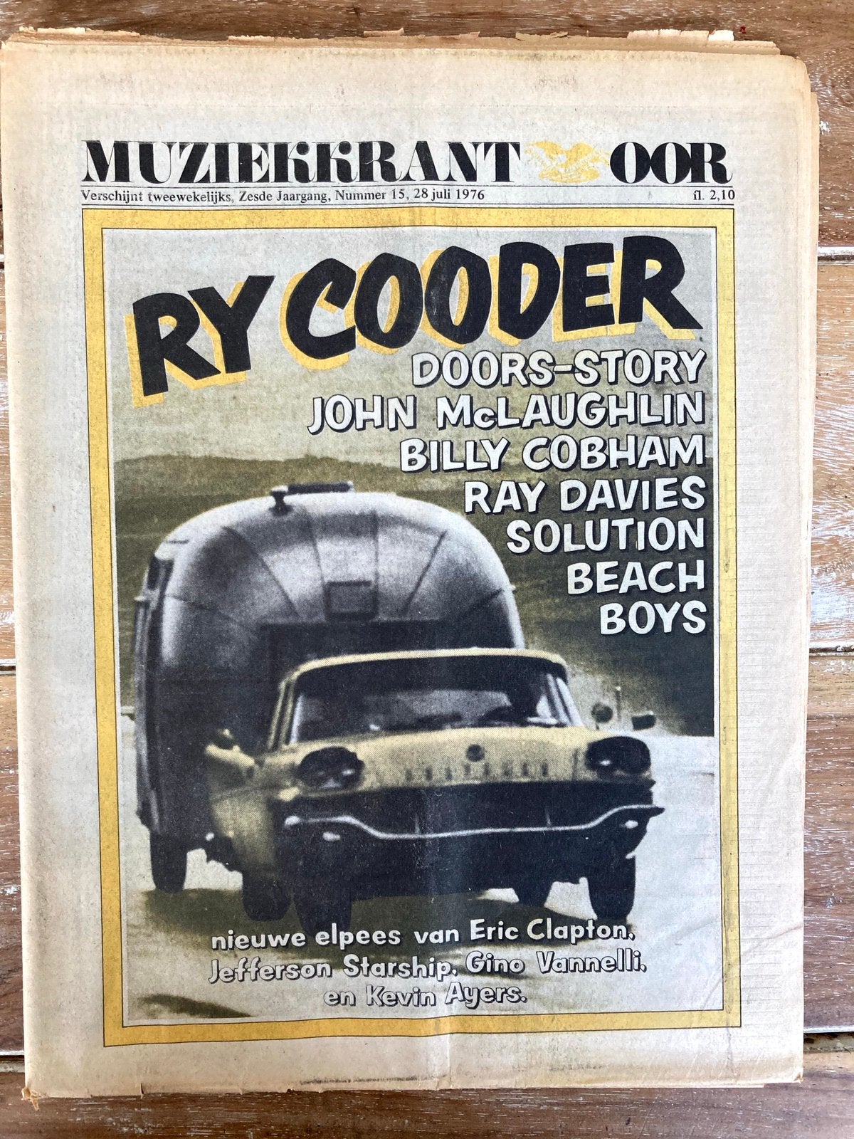 Muziekkrant OOR 1976 SOLUTION The Doors BEACH BOYS Ry Cooder, Boeken, Ophalen of Verzenden, Gelezen, Muziek, Film of Tv