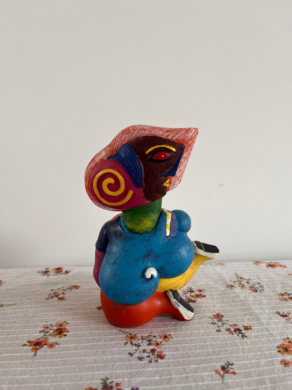 Clemens Briels "Statue of Liberality" uit 2003, Meerkleurig, Beeld, Ophalen of Verzenden, 13 cm