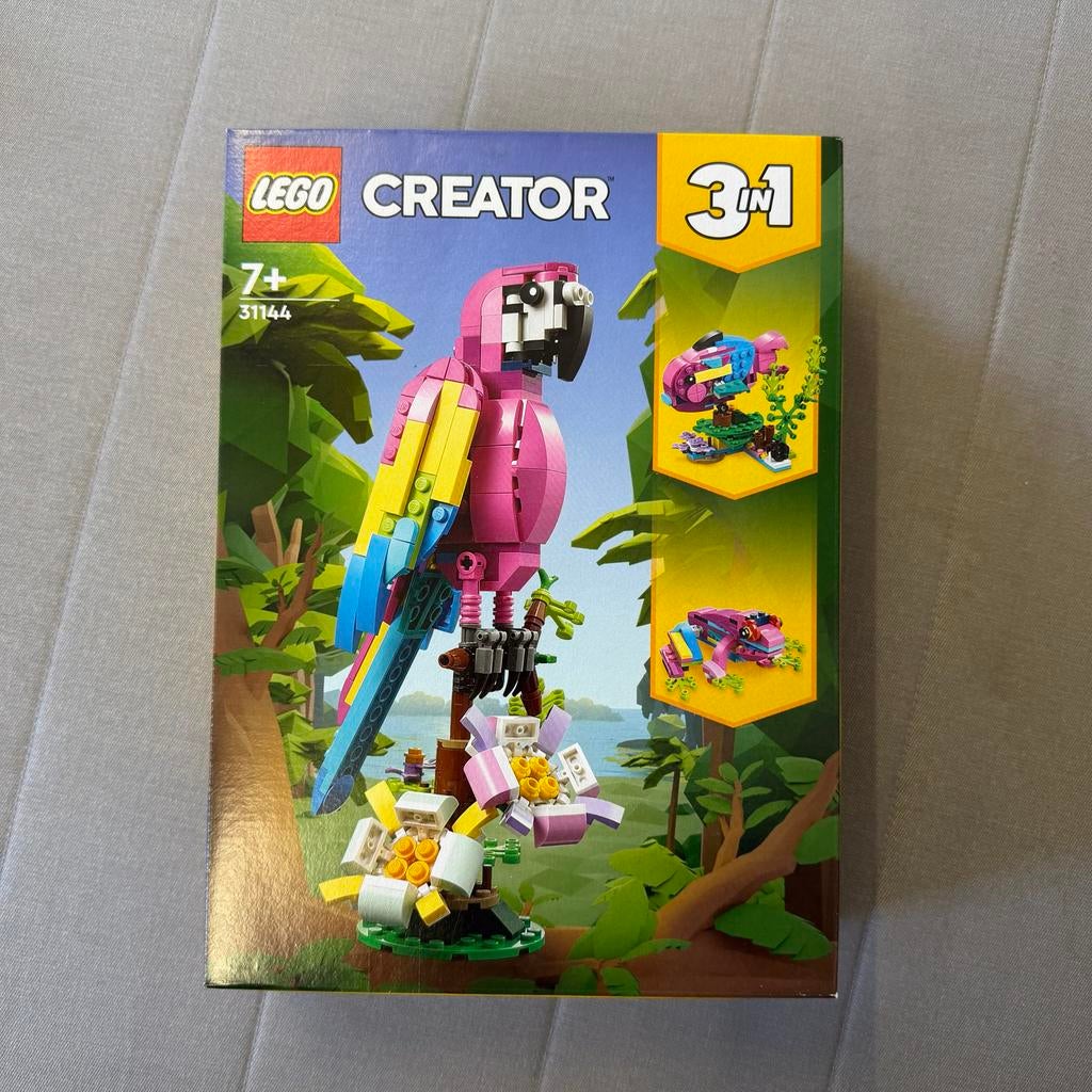 Nieuw LEGO Creator 3in1 Exotische Roze Papegaai 31144, Lego, Lego, Lego, Nieuw