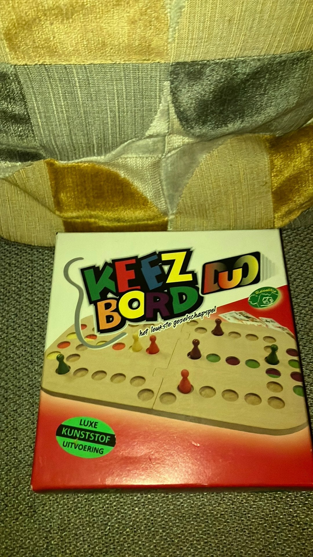 Keezbord Duo Kunststof, Ophalen of Verzenden, Zo goed als nieuw, Reisspel