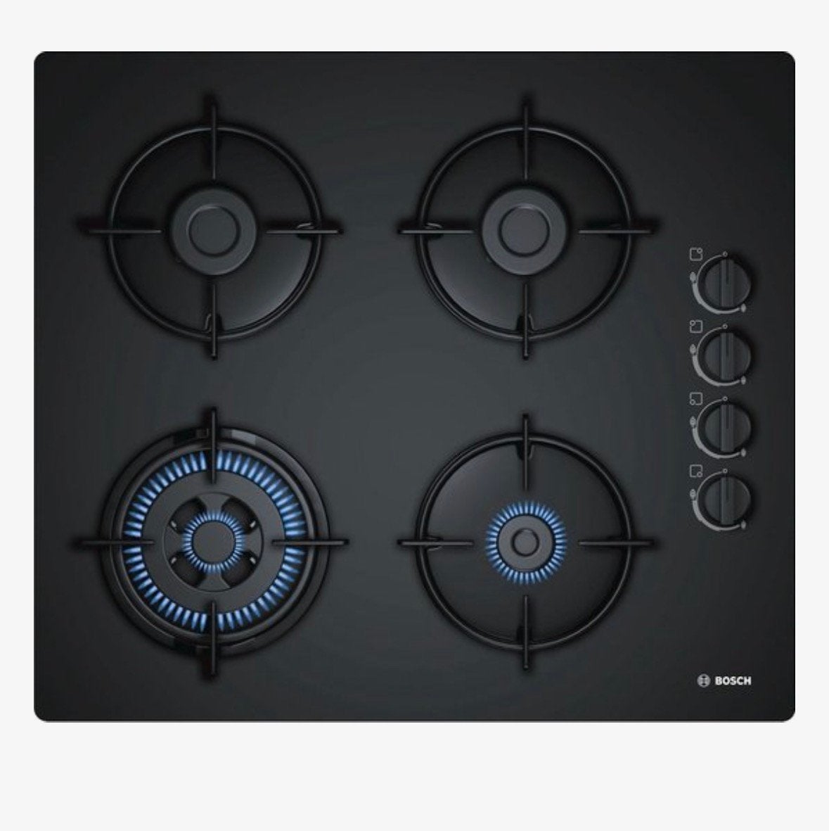 Bosch Gaskookplaat - 2 jaar oud, zo goed als nieuw, Ophalen, 4 kookzones, Zo goed als nieuw, Inbouw