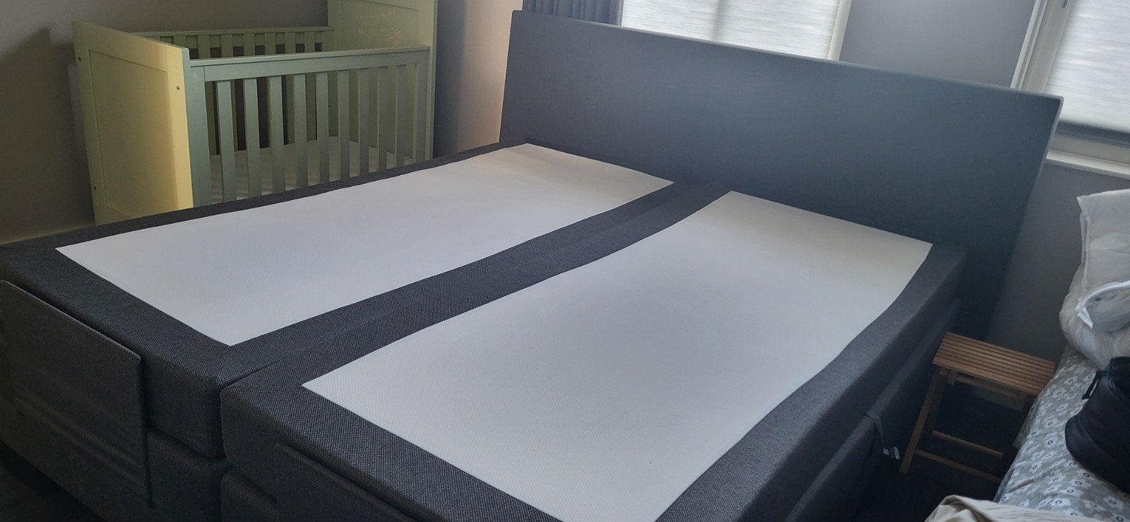 Nette elektrische boxspring 180x210, Ophalen, Gebruikt, 210 cm, Tweepersoons