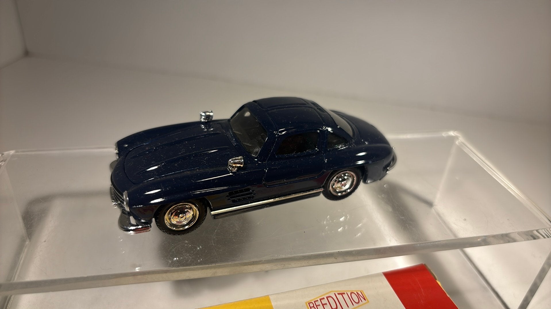 Mercedes benz 300 sl bleu solido 1.43, Auto, Solido, Ophalen of Verzenden, A