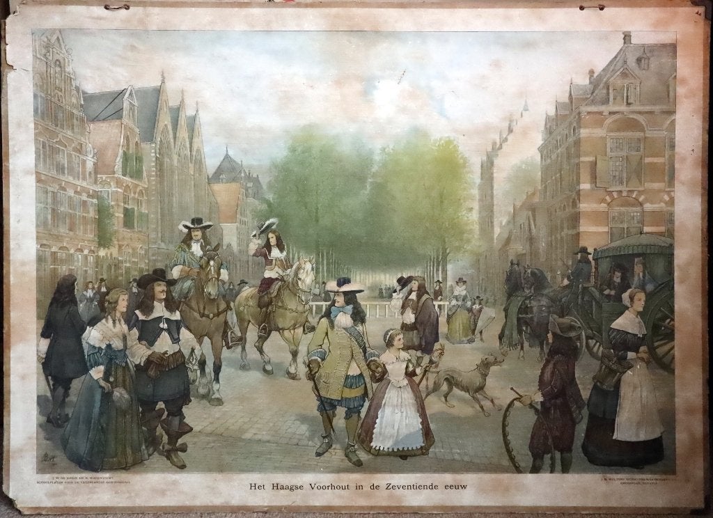 Het Haagse Voorhout in de 17e eeuw, Ophalen, Geschiedenis