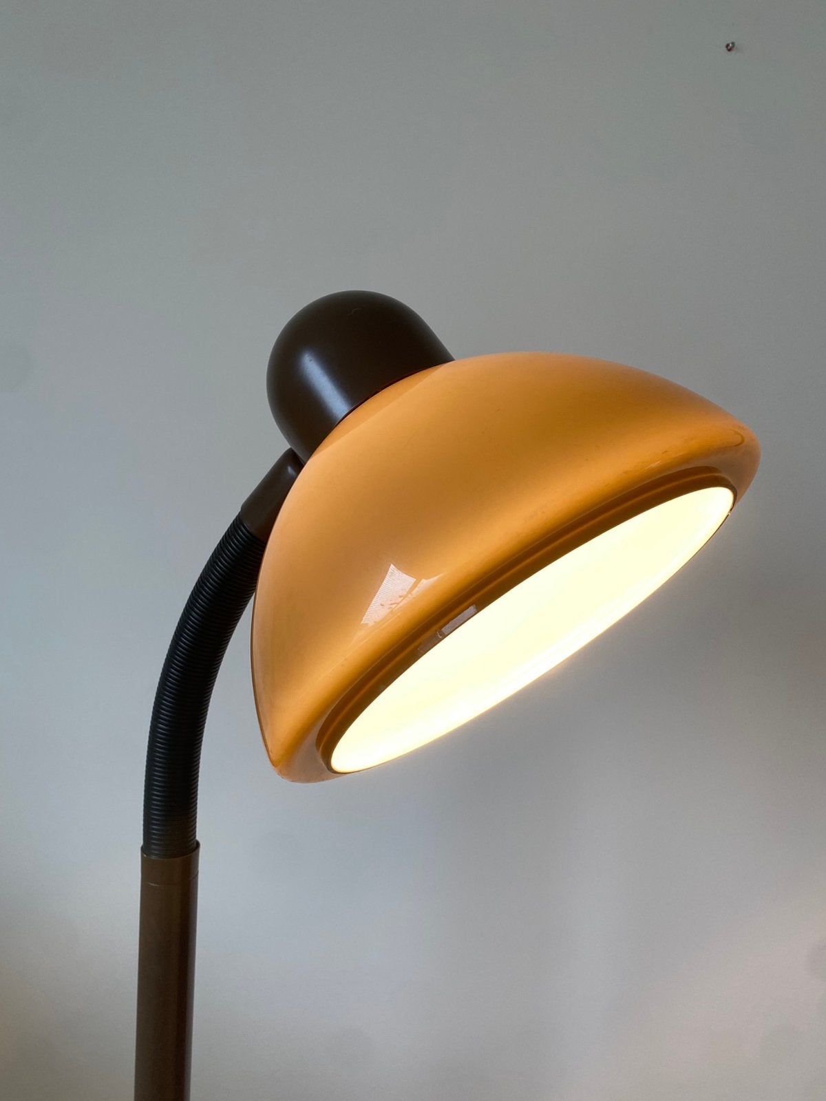 Vintage Zeldzame Space Age Dijkstra Vloerlamp - Jaren '70, Ophalen, Zo goed als nieuw, Kunststof