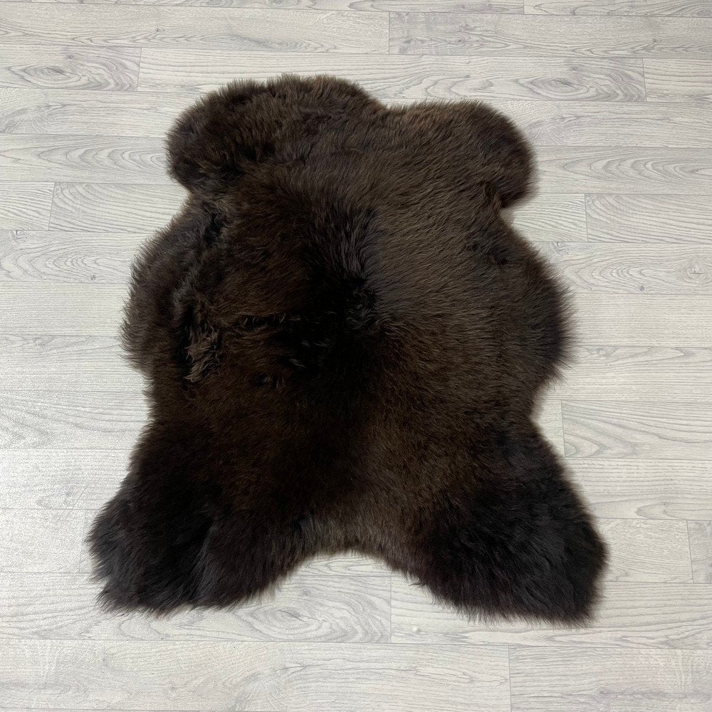 Schapenvacht bruin 95x75cm #1524 | Lederstore, Bruin, Nieuw, Overige vormen, 50 tot 100 cm