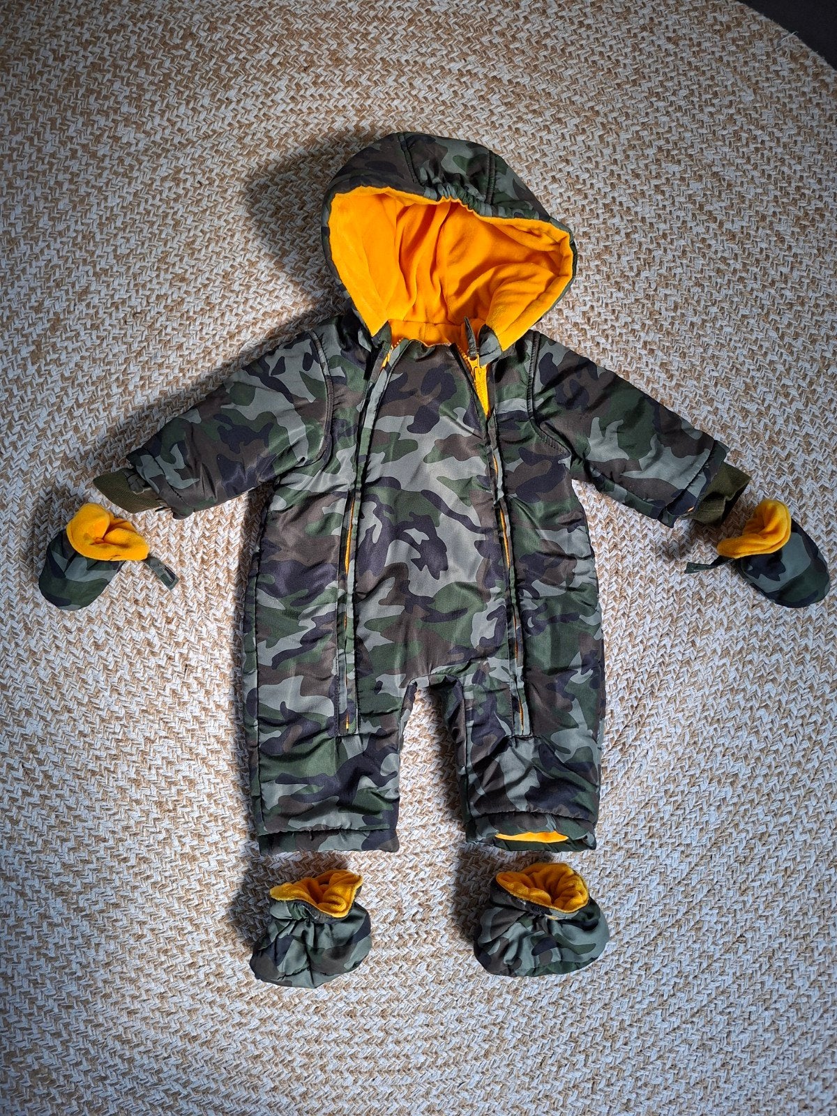 Skipak/sneeuwpak camouflage maat 74/80, Ophalen of Verzenden, Zo goed als nieuw, Kids Bett, Pakje