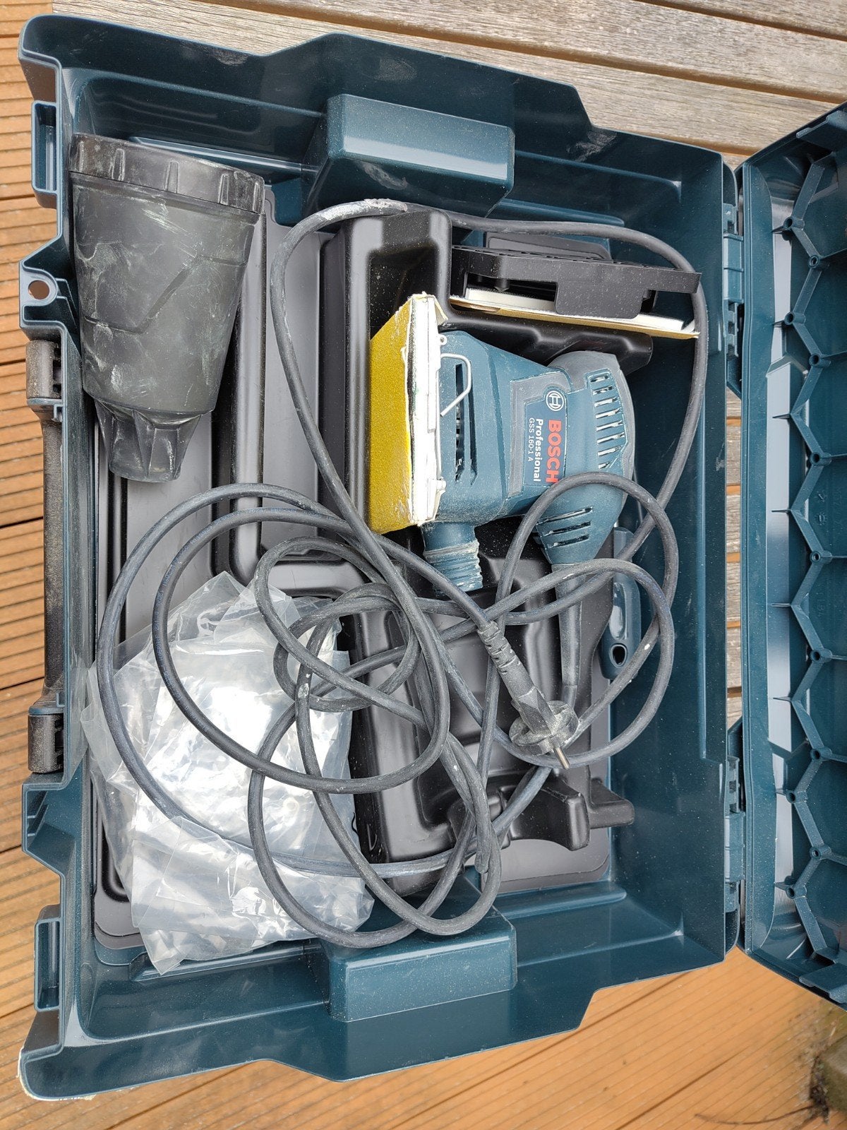 Bosch Professional GSS 160-1 A schuurmachine in koffer, Ophalen, Minder dan 600 watt, Vlakschuurmachine