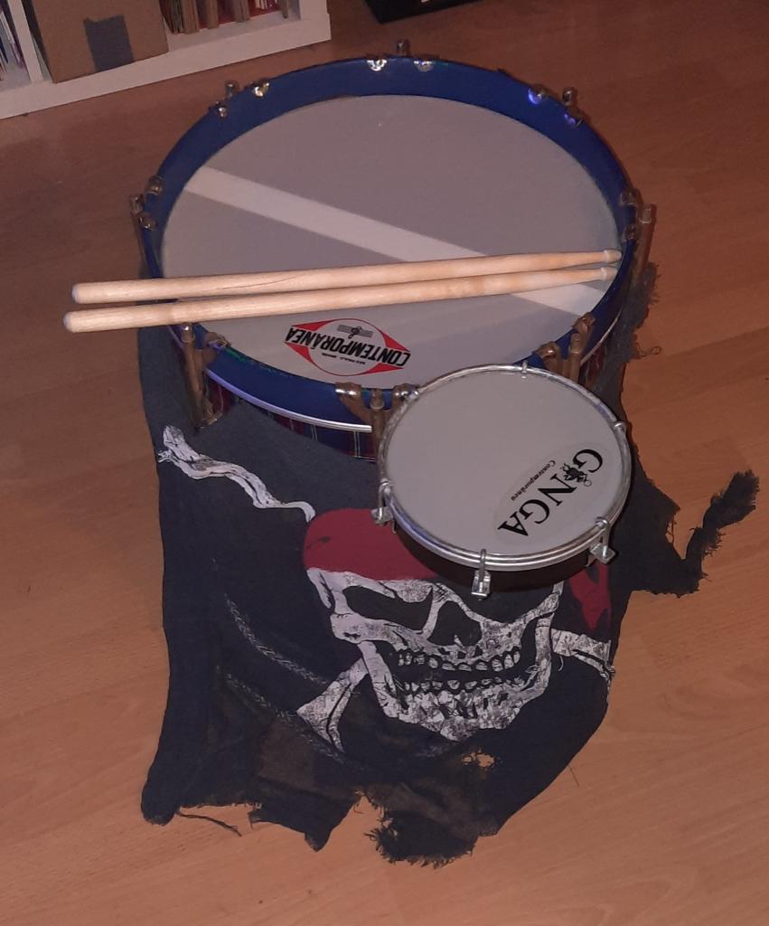 Carnaval Trommel met stokken, Muziek en Instrumenten, Ophalen, Gebruikt, Drums of Percussie