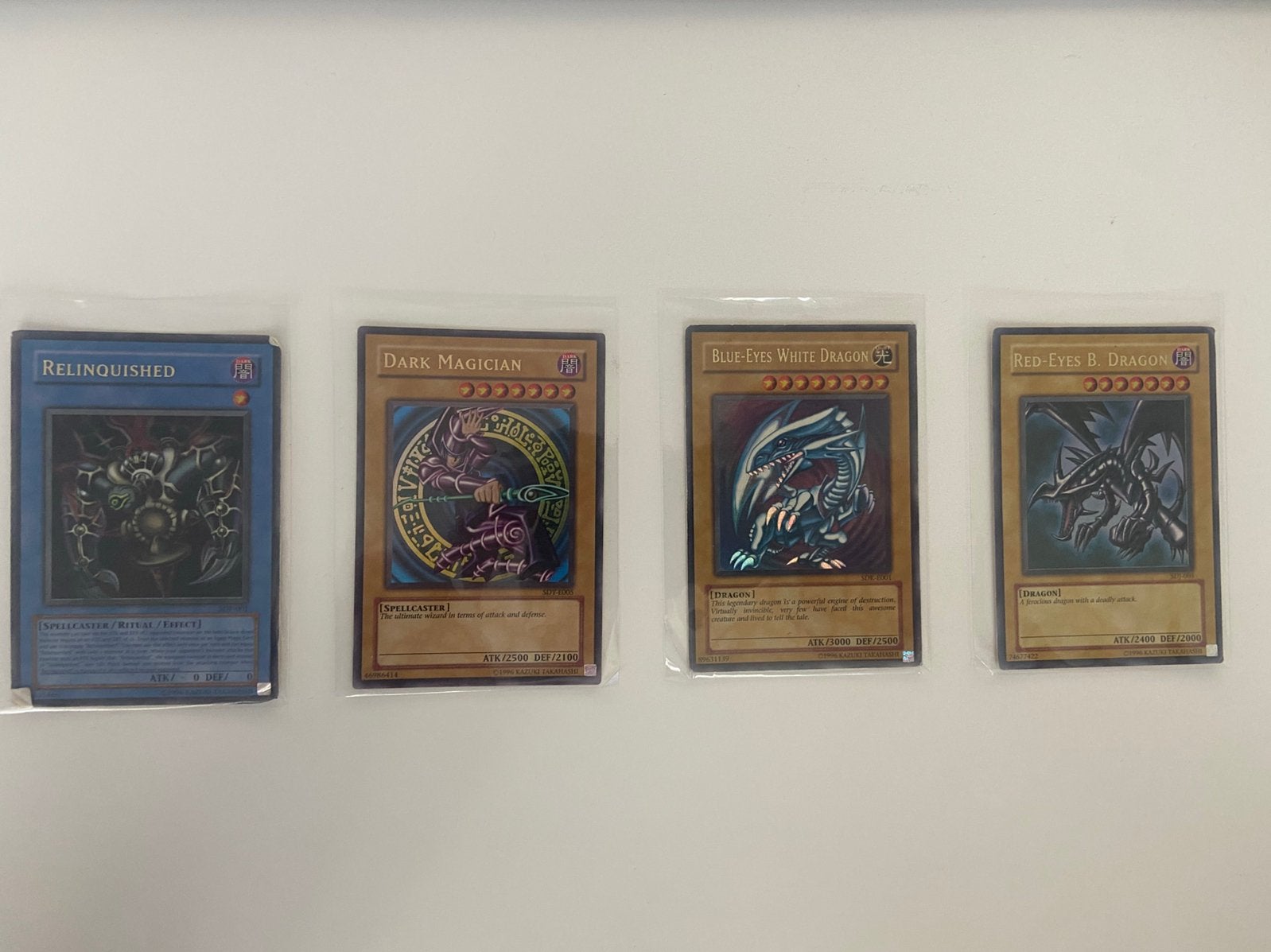 Yu-Gi-Oh! kaarten – Blue-Eyes White Dragon, Dark Magician, Hobby en Vrije tijd, Verzamelkaartspellen | Yu-gi-Oh!, Ophalen of Verzenden