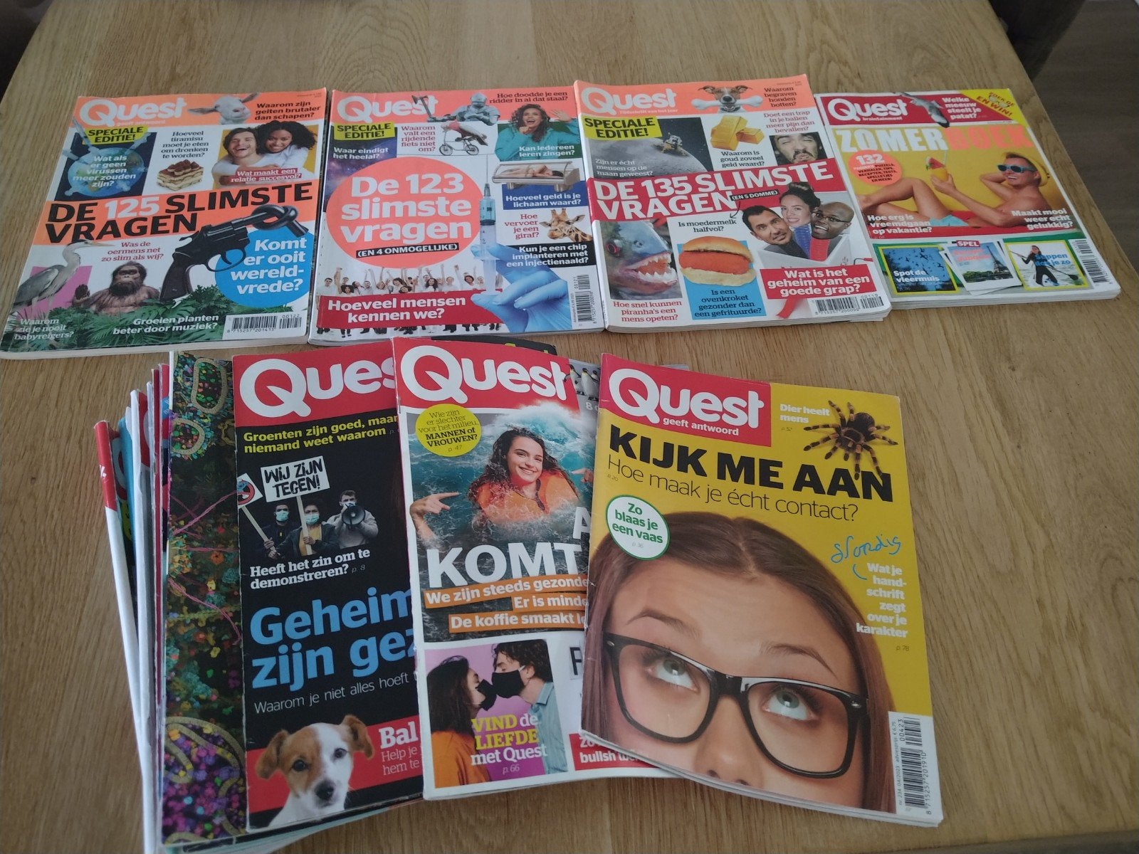 Quest tijdschriften, Ophalen, Gelezen, Wetenschap en Natuur