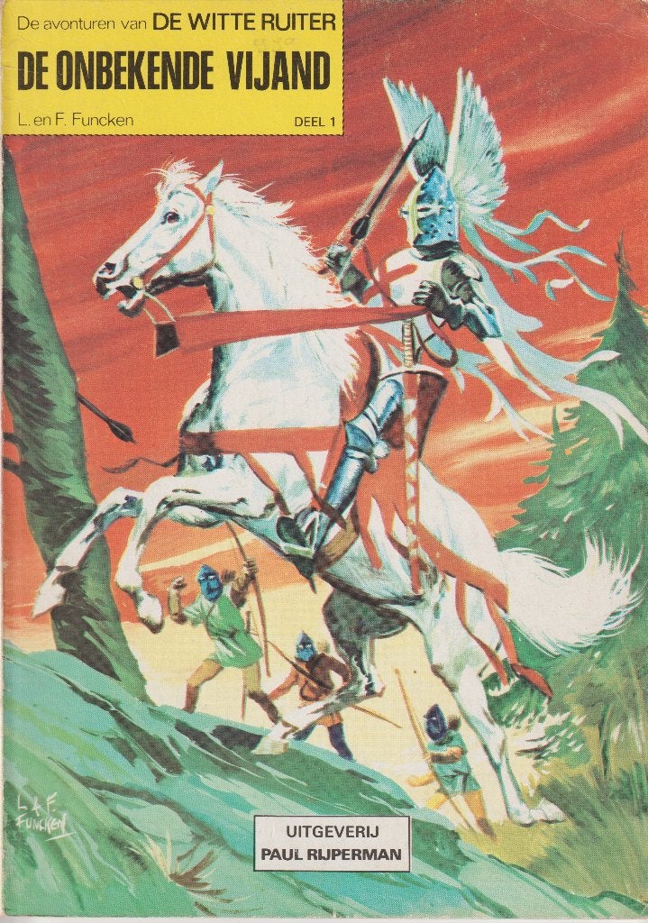 De Witte Ruiter deel 1 en 2 Uitgeverij Paul Rijperman, Boeken, Stripboeken, Complete serie of reeks, Ophalen of Verzenden, Gelezen