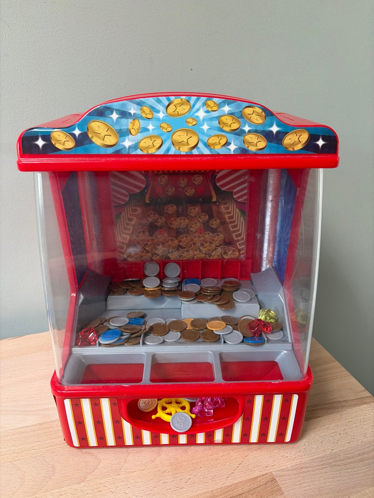Leuke muntenschuiver / coin pusher voor kinderen, Ophalen of Verzenden, Gebruikt, Jongen of Meisje