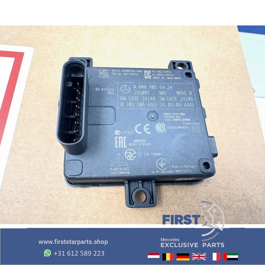 A0009056424 RADARSENSOR Mercedes W206 W290 W214 W254 W167 W2, Gebruikt, -, Ophalen of Verzenden, -