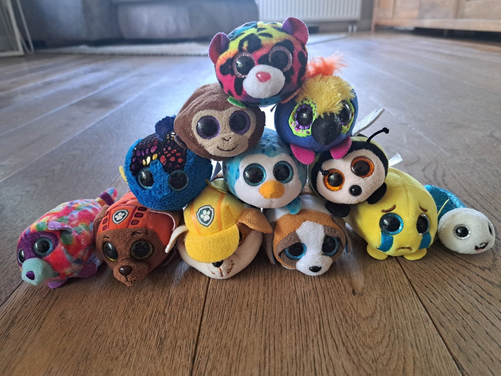 kleine knuffeltjes beanie boo's, Gebruikt, Overige karakters, Overige typen, Ophalen of Verzenden