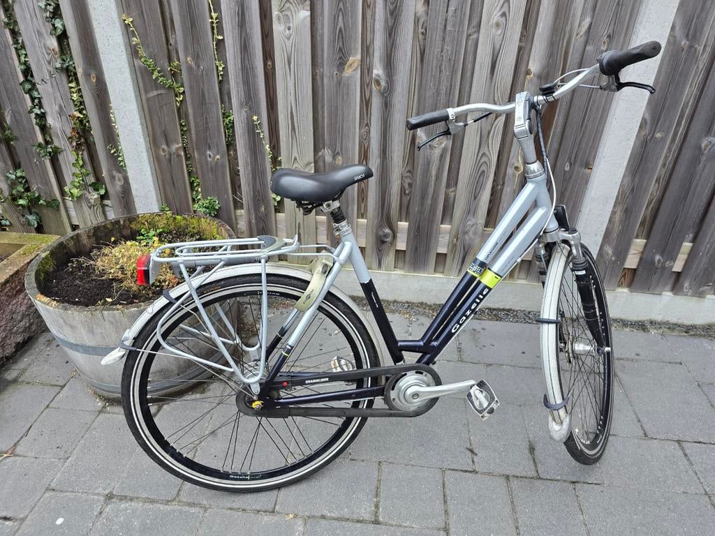 Gazelle orange, Fietsen en Brommers, Fietsen | Dames | Damesfietsen, 53 tot 56 cm, Versnellingen, Ophalen of Verzenden, Zo goed als nieuw