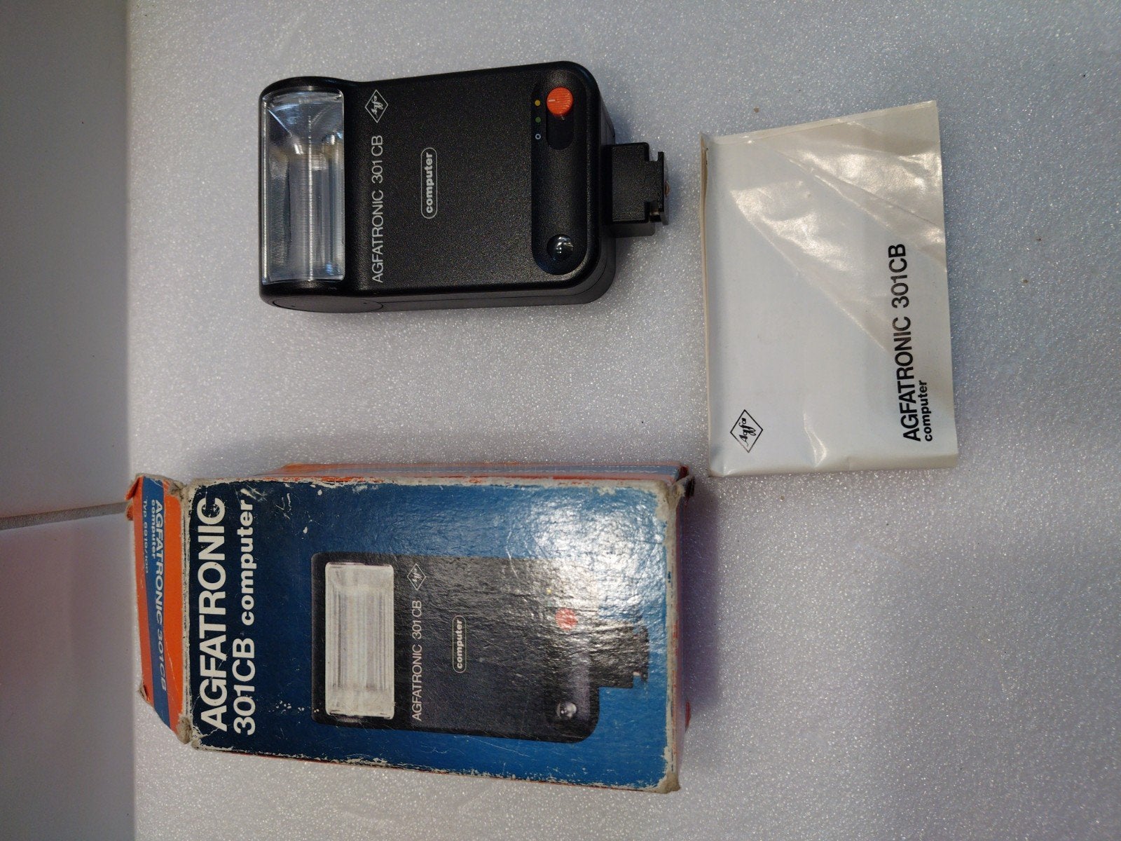 Agfatronic 301CB Computer Flitser - Vintage Camera Accessoir, Gebruikt, Voor analoge fotografie, Externe flitser, Ophalen of Verzenden