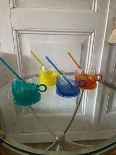 retro theeglazen, Verzamelen, Ophalen, Huis en Inrichting