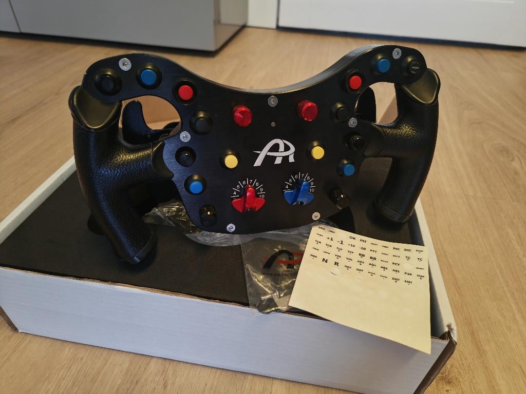Ascher F64-USB sim racing wheel, Ophalen of Verzenden, Zo goed als nieuw, Heusinkveld, Fanatec, SimLab, GRID, Trak Racer, Simucube