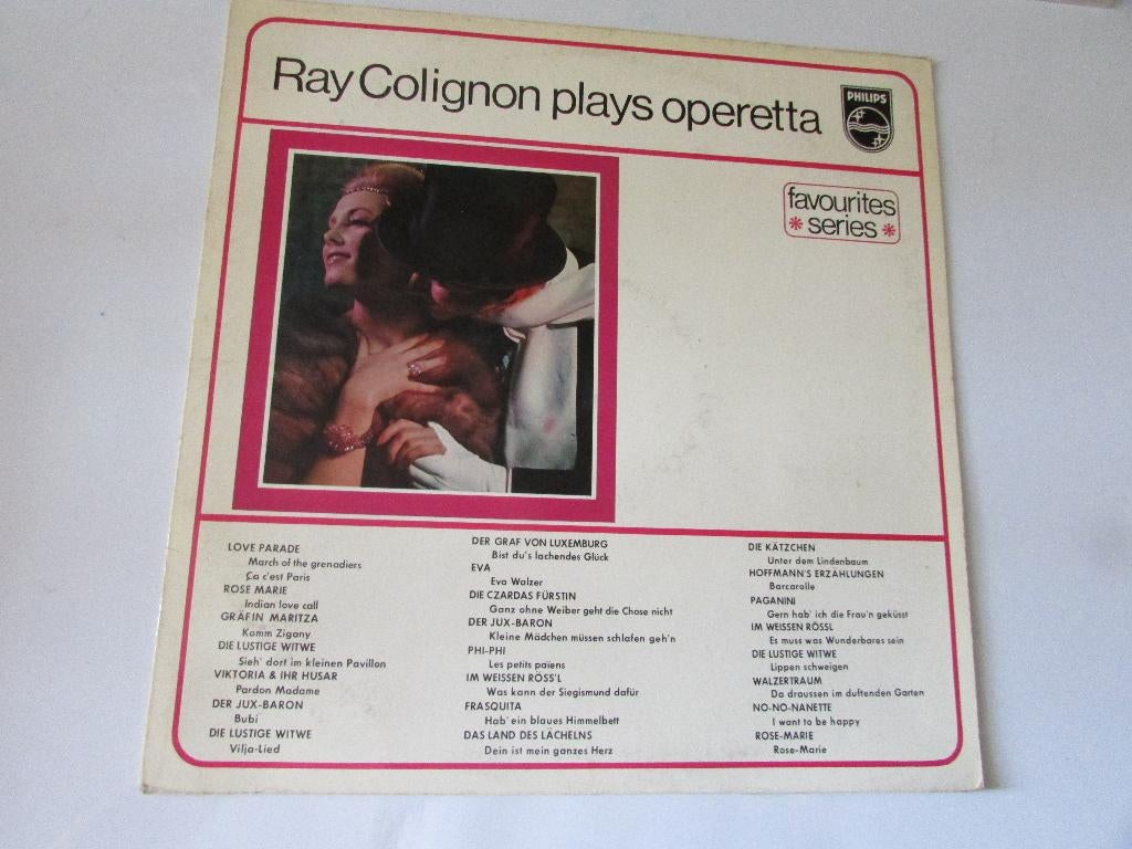 RAY COLIGNON PLAYS OPERETTA, LP, Ophalen of Verzenden, Zo goed als nieuw, Complilatie, 12 inch