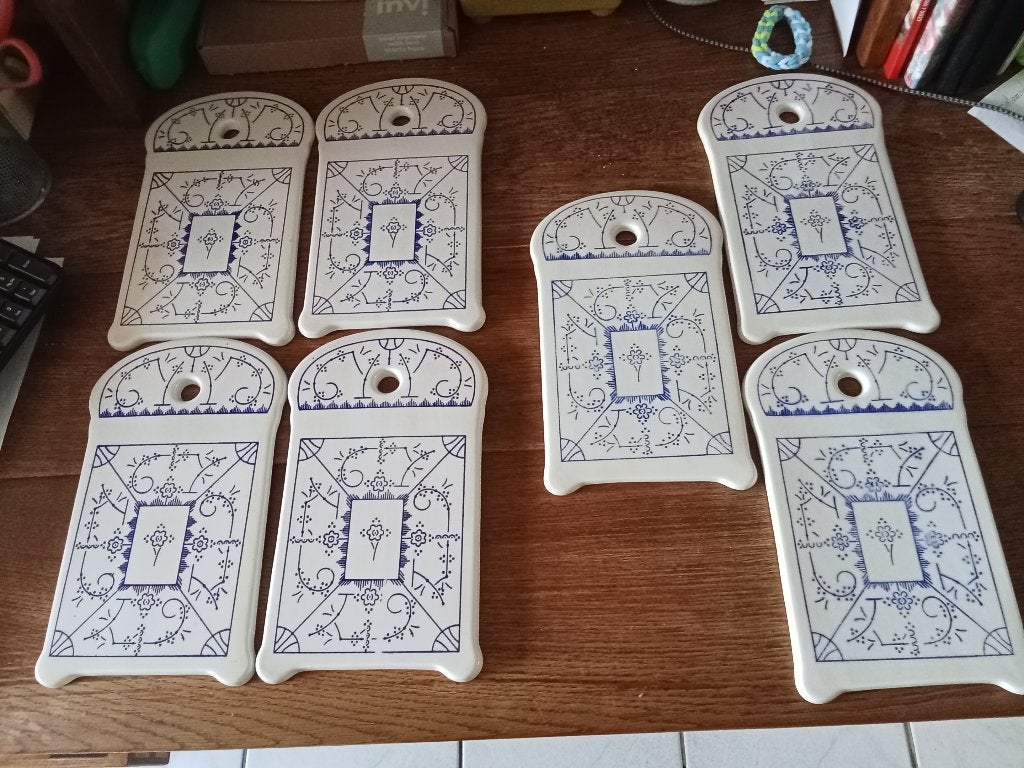 te koop broodplankjes Boch Belgie serie copenhague, Ophalen of Verzenden
