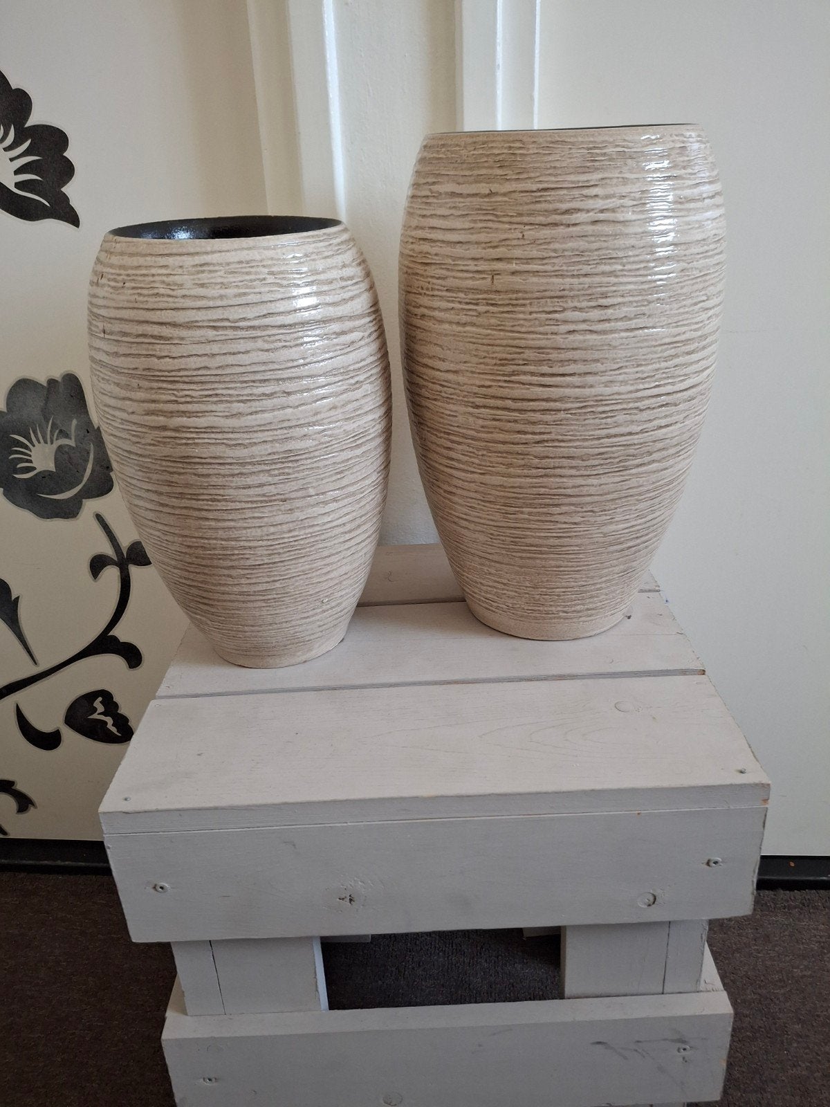 2 grote zware vazen, Huis en Inrichting, Woonaccessoires | Vazen, Ophalen of Verzenden