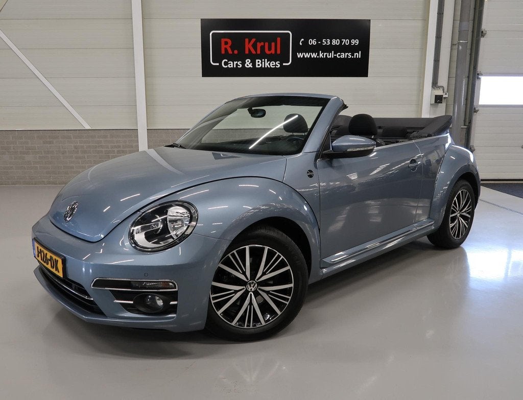 Volkswagen Beetle Cabriolet 1.2 TSI Sound Airco-ecc Navigati, Auto's, Volkswagen, Voorwielaandrijving, Stof, Gebruikt, 4 cilinders